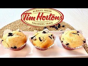 Quick and Easy Blueberry Muffin Recipe Like Tim Hortons Taste