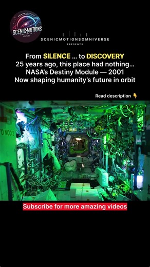 This Space Lab Evolved in Silence for 25 Years 🌌”