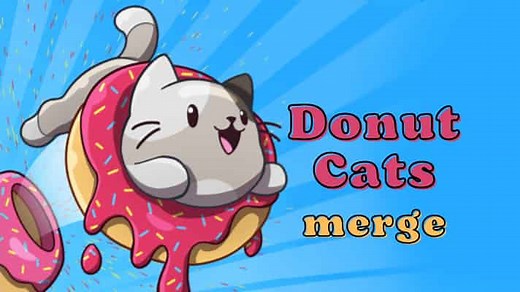 DonutCats Merge 🕹️ Play on CrazyGames