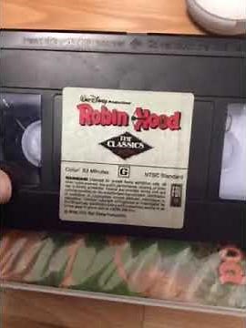 Robin Hood 1986 Vhs Review 2nd Copy