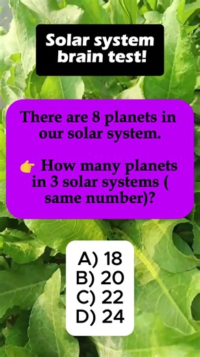 🪐 8 Planets per Solar System – Total in 3 Systems? #shorts #iqvistax #iqtest