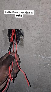 342K views · 5.3K reactions | These are the correct cable sizes to use for these purposes according to my experience so far. #electrical #electricaltips #wiringtips #Housewiring #kazisafiniconstant | Jean Elektrik KE | Facebook
