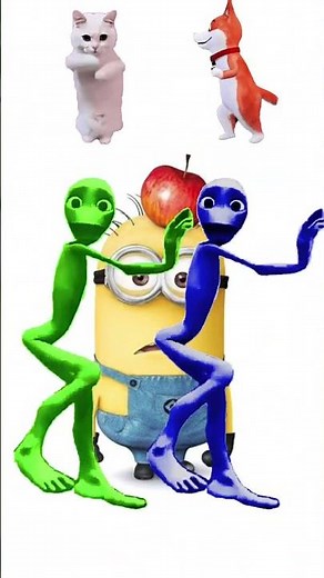 Alien dance VS Funny alien VS Dame tu cosita VS Funny alien dance VS Green alien dance VS Dance song