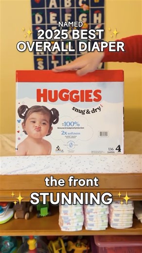 Huggies® North America on Instagram: "You’ll love every angle of Huggies Snug & Dry diapers! Named Best Overall Diaper by Good Housekeeping 💖 🔗 link in bio​ ​ #huggies #diapers #huggiesdiapers #parentinghacks #momhacks #dadhacks #diaperhacks #babyproducts​"