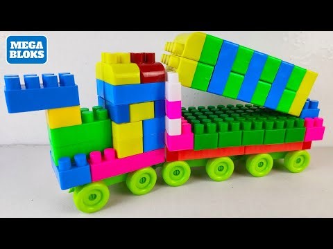 TUTORIAL How To Make a Train From Mega Lego Easy CRAFTING BUILDING DIY SATISFYING#121