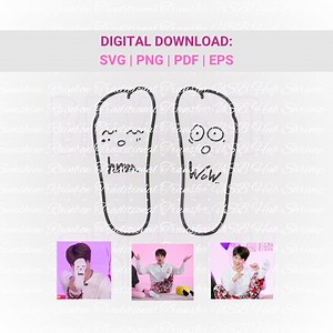 Kpop Svg Png | Jimin Socks | Kpop Decal | Sticker Bundle | Vector Files for Cricut | Kpop Bundle Svg | Clip Art | Printable - Etsy