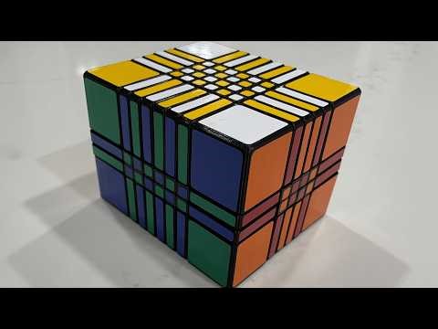 4x6x8 Ultimate Shapeshifter Cuboid Twisty Puzzle Demonstration (Post-Processed)