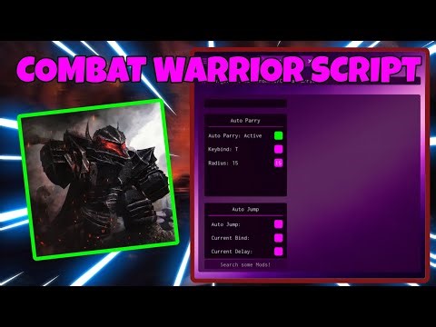 New! Combat Warrior Script | Auto Parry | Stratos Hub | Mobile & PC