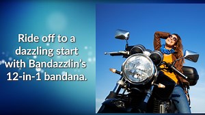 Watch Blue Stars Neck Gaiter & Motorcycle Mask on Amazon Live