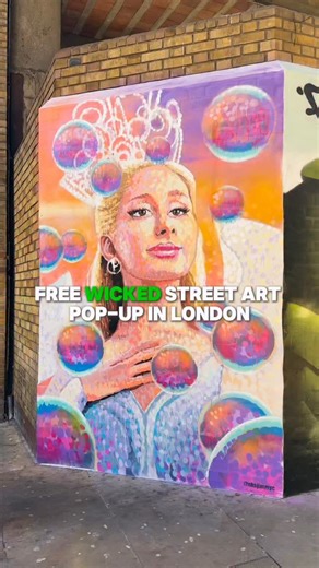 Follow the yellow brick lane to see Wicked street art pop-up in Brick Lane, London from now until 2 Dec. The yellow brick lane starts from the junction at Upmarket Brick Lane Food Hall in Shoreditch. | Ladyironchef
