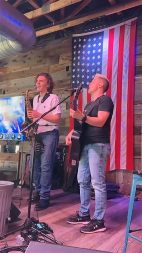 Stapleton and saxophones make a dynamic pairing! #chrisstapleton #tennesseewhiskey #coversong #femalesinger #conversing #livemusic | Kristen Merlin Music