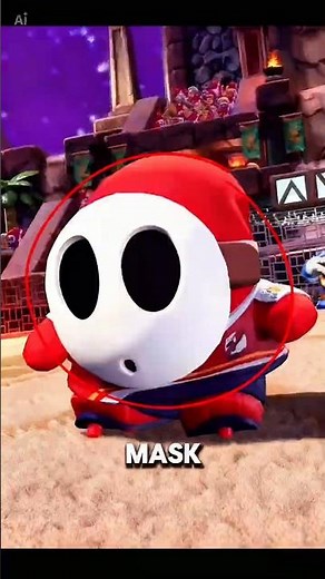Why Shy Guy Never Removes His Mask (Super Mario Mystery) #shorts