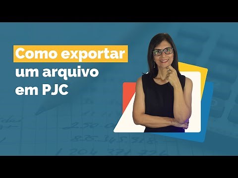 COMO EXPORTAR UM ARQUIVO EM PJC