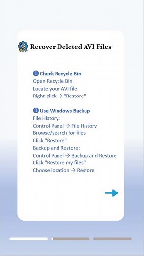 Deleted AVI Video? Recover It Instantly! #avi #filerecovery