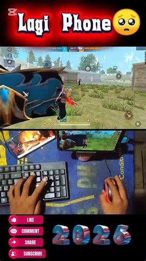 ‎Pc❌mini mobile setup ✅Free Fire Gaming Keyboard|⌨️ 🖱️📱 Mix Pro Geek Gamer#freefire#mixpro#geekgamer