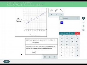 Approximating the Equation of a Line of Best Fit and Making Predictions