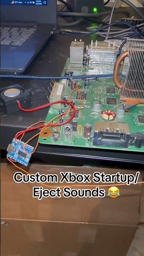 Custom Xbox 360 Startup And Eject Button Sounds 😂. #xbox #gaming #mods #trump #xbox360 #rgh #jtag