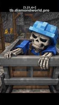 Sent a miner away for 3 hours... he never came back 💀⛏️ #minecraft 0 #minecraft