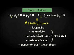 4.3 Overall F-test | Inferential Statistics | Multiple regression | UvA