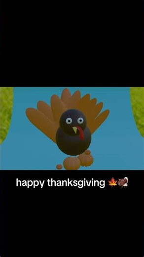 Happy thanksgiving #blender #blender3d #blenderanimation #turkey #thanksgiving #animation #youtube
