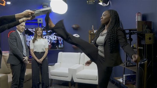 Weekend Buzz: Matching hoodies and high kicks