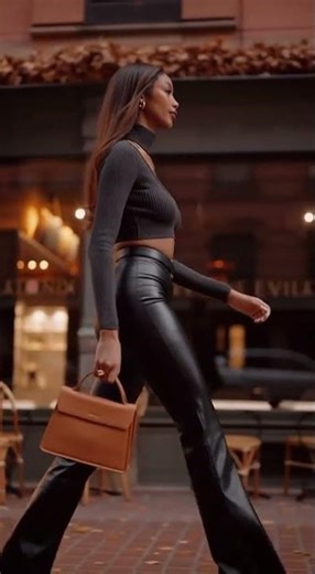 Autumn High-Fashion Model Walk #fashionshorts