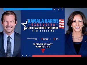 Entrevista: Kamala Harris sin filtros