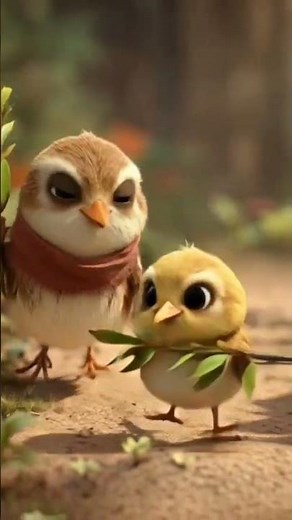 “Cute Baby Owl Animation 🦉✨ | Heartwarming Short Story”