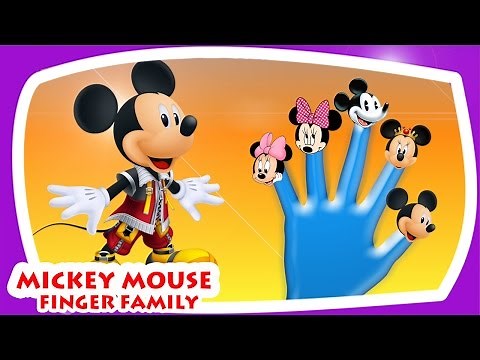 Finger Family Mickey Mouse Nursery Rhyme for Children