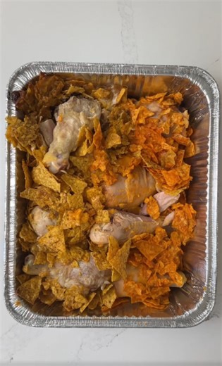 Doritos crusted oven bakes made simple and enjoyable at home