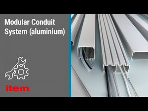 How are customised conduits built with the modular conduit system from item? Tutorial