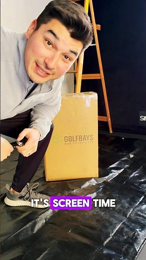 Building a home golf simulator PART 2: Screen Hanging #golf #golfsimulator