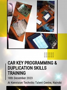 It's OFFICIAL. Our Car Key Programming Skills Training has been moved from 04th - 08th Dec to 18th - 22nd Dec, 2023. Fee still remains 300 USD. | Kenvision Trainers | Facebook