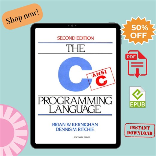 C Programming Language, 2nd Edition - Etsy