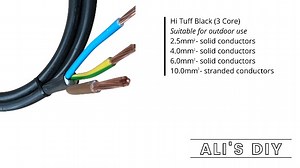 Hi Tuff 3 Core Cable