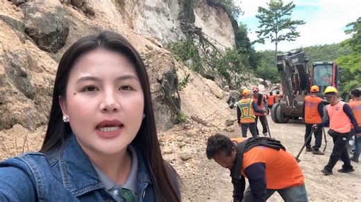 1M views · 12K reactions | The magnitude 6.9 earthquake that struck Cebu on Tuesday night caused falling rocks that hit livestock, vehicles, and the billiards business of Mary Rose Pepito Lauron. DPWH personnel are now clearing the affected road in the town of Sogod. | #SelfiePatrol via Bianca Dava | ABS-CBN News | Facebook
