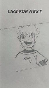 DAY 2 OF DRAW NARUTO SEVEN PICTURE 😎 #DRAWING #NARUTO #SHORTS