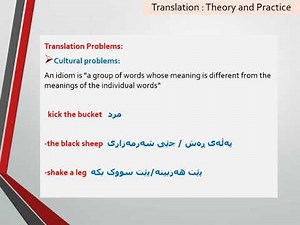Translation Module Lesson 8(Cultural Problems)