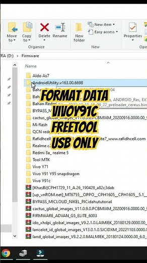 Lupa Pola Vivo Y91c | Bagian 3, Download Android Utility #bypassfrp #wipedata #tutorial
