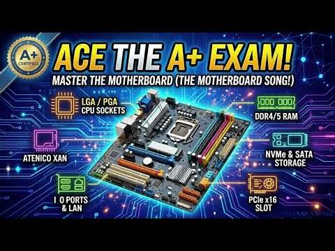CompTIA A+ Study Song🎵 Mastering the motherboard