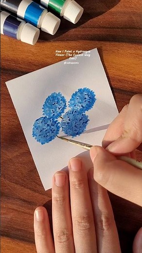 How to Paint Hydrangeas the Easiest Way Ever | Absolute Beginners Welcome!