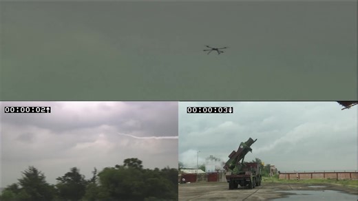 56K views · 579 reactions | India successfully conducted the maiden test of its **Integrated Air Defence Weapon System (IADWS)**. This multi-layered system combines **QRSAM**, **Advanced VSHORADS**, and a **high-power laser-based Directed Energy Weapon (DEW)** to counter aerial threats with enhanced precision and layered defence capability. | vedicvatica.com | Facebook