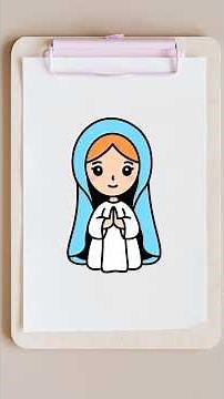 HOW TO DRAW MOTHER MARY
