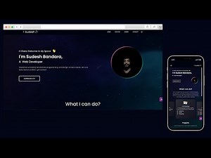 Flutter Portfolio Website - | Responsive Devices | With source code