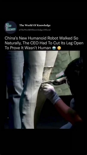 The World Of Knowledge on Instagram: "When a robot walks so realistically that people mistake it for a human, you know technology has crossed a new frontier. China's XPeng Robotics stunned the world after unveiling a humanoid prototype named IRON, whose movements were so natural that many viewers believed it was a man in a suit. During a live demonstration, the robot's balance, posture shifts, and fluid walking mechanics mirrored human motion with eerie precision. To silence skepticism, XPeng's 