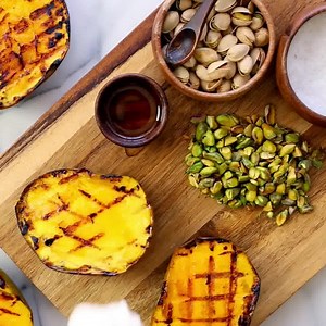Kent mangos are ideal for recipes that require grilling, juicing or drying! Perfect for our Grilled Mango with Whipped Honey Ricotta Cream. https://www.mango.org/recipes/grilled-mango-with-whipped-honey-ricotta-cream/ | Mango Board