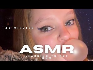 ✨ ASMR – Learning to Pop My Gum ✨