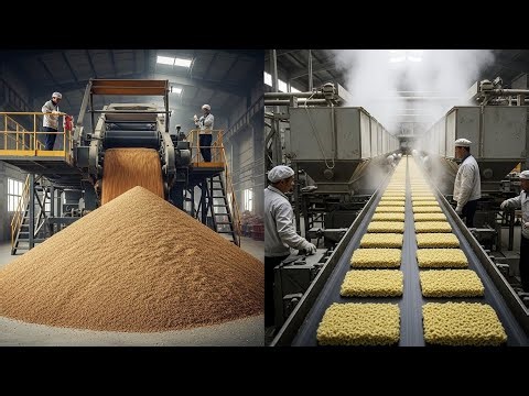 How Instant Noodles Are Really Made: Inside the Massive Wheat-to-Bowl Megafactory