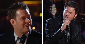 Michael Bublé Performing ‘Home’ With Blake Shelton Has One Holding Back Tears