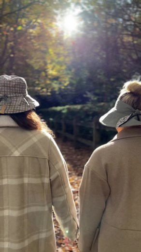 We created three different adult hat styles because we know there is no one-style fits all, just as there is no one-size fits all! We think our Ladies Sun Hat, Adult’s Frayed Bucket Hat and Ladies Sun Visor just about covers all tastes. And of course the prints can be reversed to the complementary solid colour so you get two hats in one! With the trees in all their awesome autumn glory near our office, we decided to take advantage of the backdrop and film all three styles in our AW23 prints on t